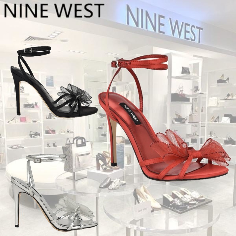 【NINE WEST】ミンキー ボウヒール サンダル