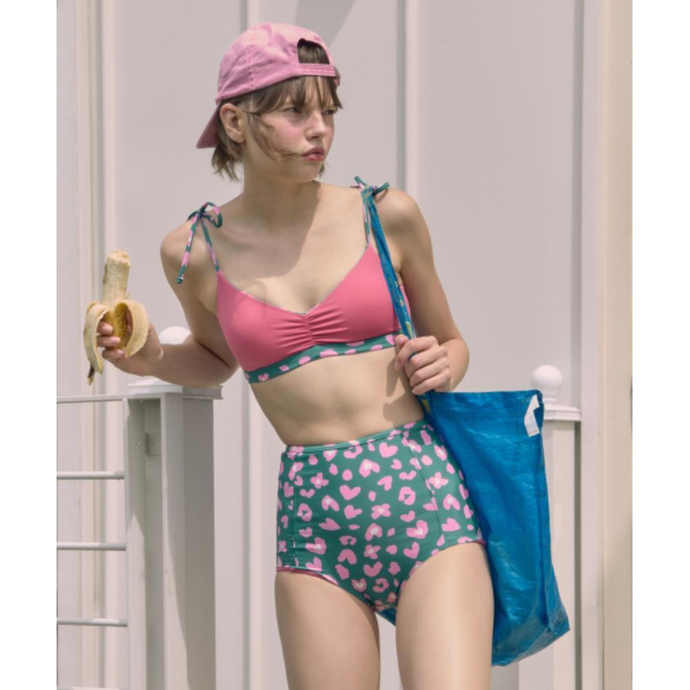 ★LOOPLOOP★ High Reversible Bikini Bottom Sweety Leopard Gr