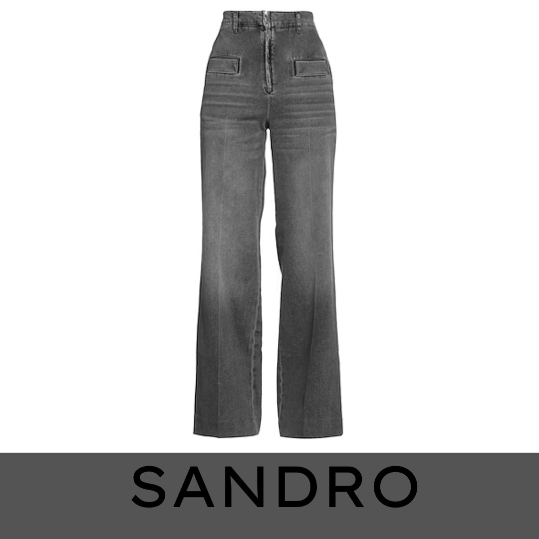 [国内発送] SANDRO★ワイドレッグデニム