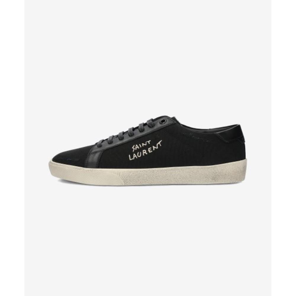 ★Saint Laurent★ Destroyed Low Top Sneakers Black 611106GUP