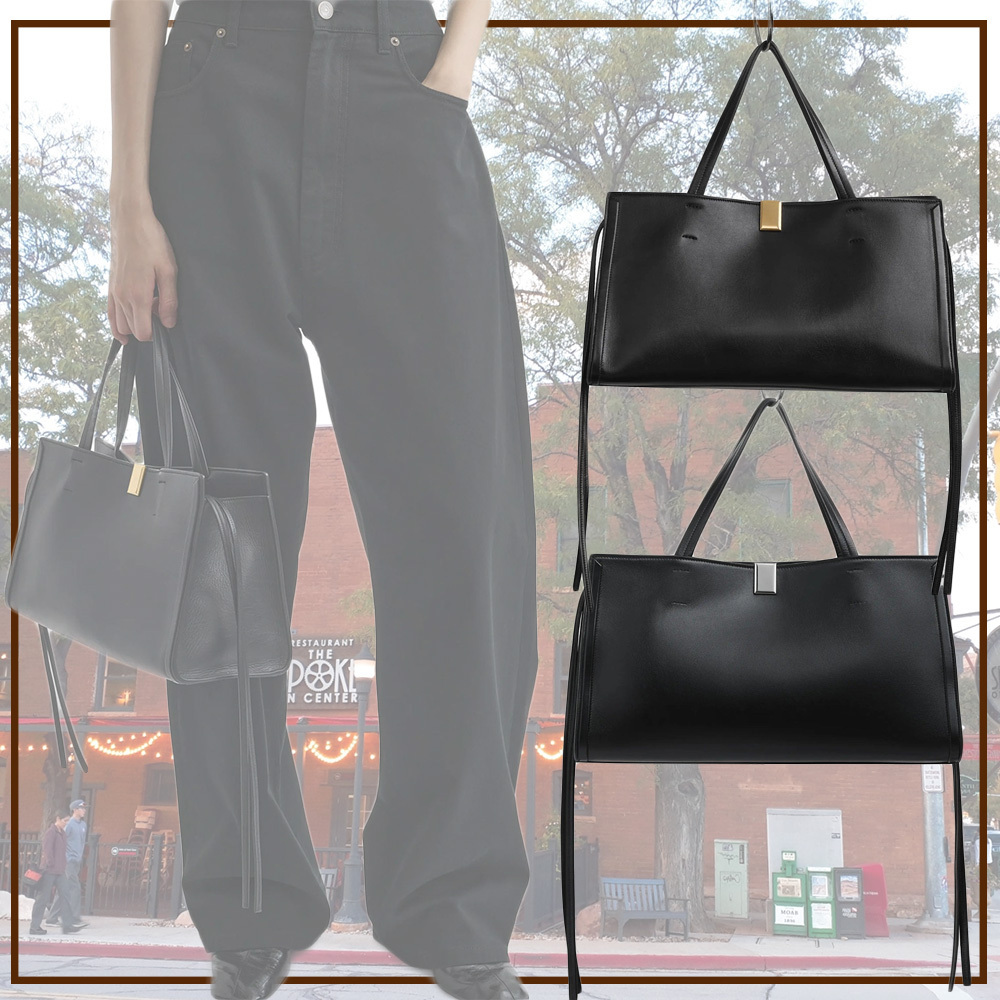 【黒が映える！】PHOEBE PHILO SMALL KIT CABAS ハンドバッグ