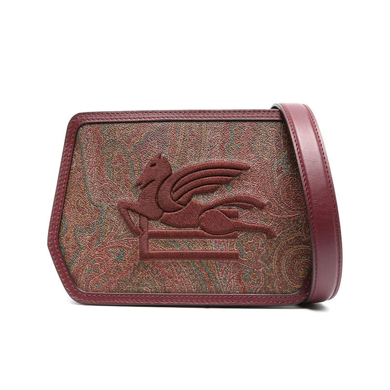 ETRO★エッセンシャル ロゴ ペイズリー クロスバッグ