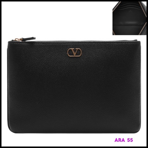 VALENTINO正規品/送料/関税込み V Logo Clutch Bag
