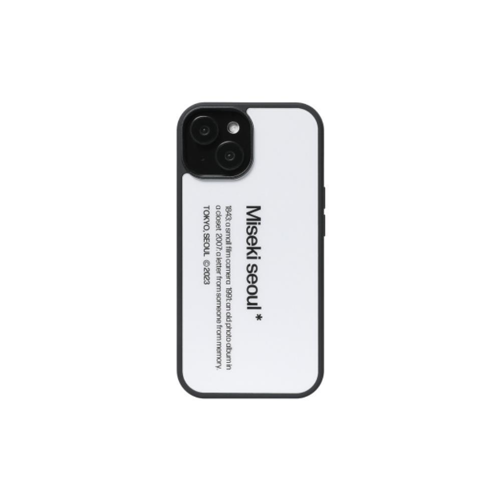 ◆MISEKI SEOUL◆ Misekiseoul graphic case 01 BUMPER WHITE MS