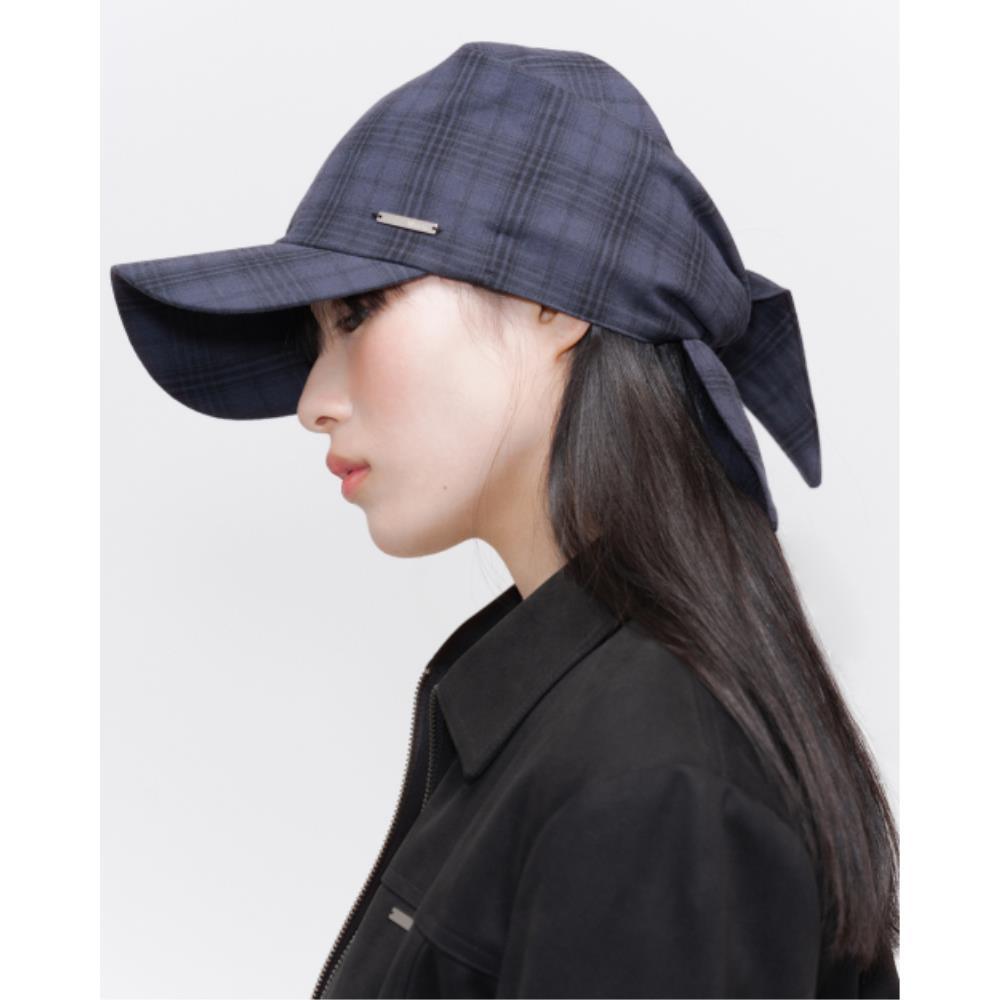 ◆MISEKI SEOUL◆ Tieup scarf bandana cap CHECK MSK251AC03CK