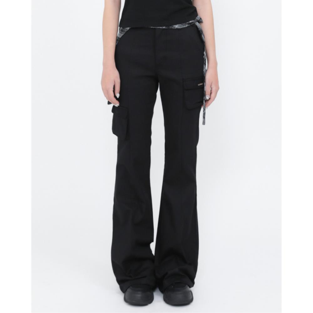 ◆MISEKI SEOUL◆ Line pocket cargo pants BLACK MSK251PT03BK