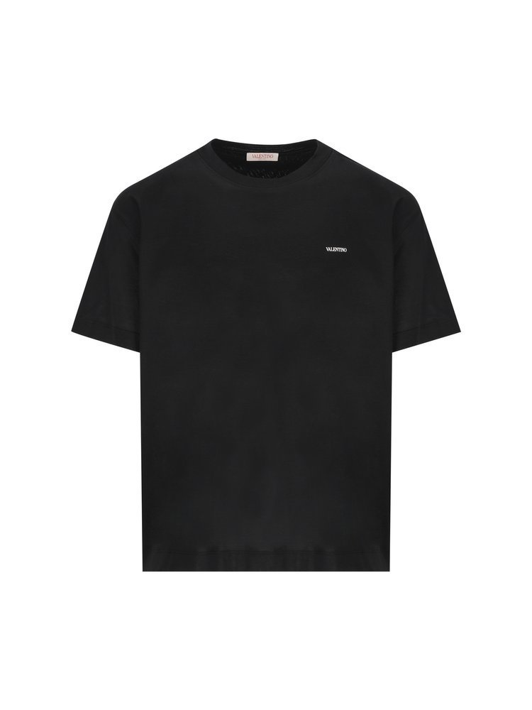 VALENTINO ロコフリントクルネックTシャツ 4V3MG01F9US 0NO