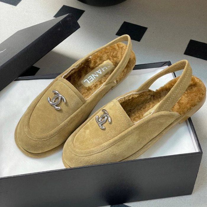 《限定入荷☆》CHANEL スリングモカシン 3色展開 シアリング付き