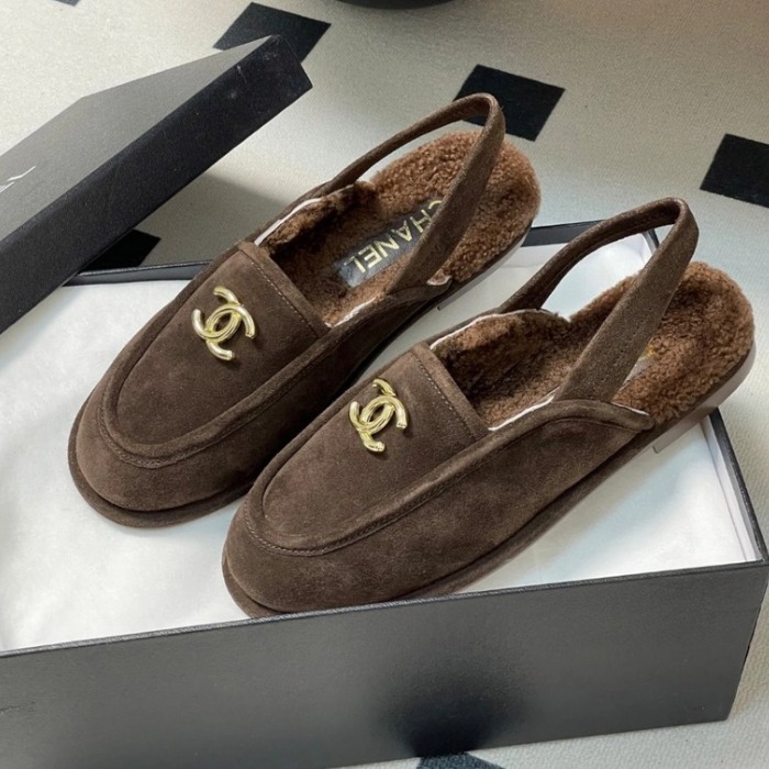 《限定入荷☆》CHANEL スリングモカシン 3色展開 シアリング付き