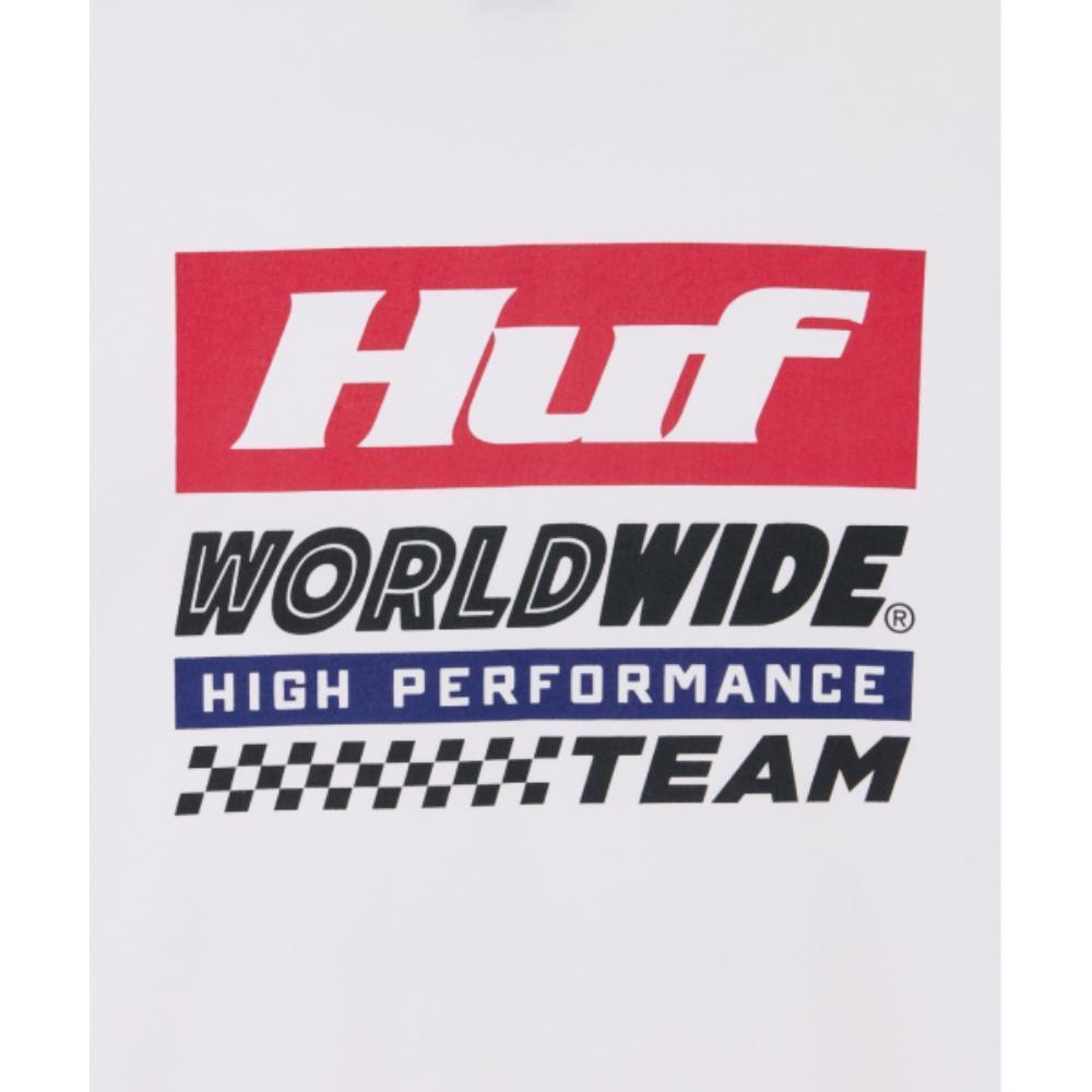 Tシャツ・カットソー \"HUF\" HUF RACING LOGO TEE WHITE HF252UTS23WH00