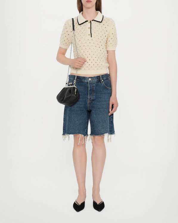 【Weekend MAX MARA】\"PRATI\" レザー ショルダーバッグ