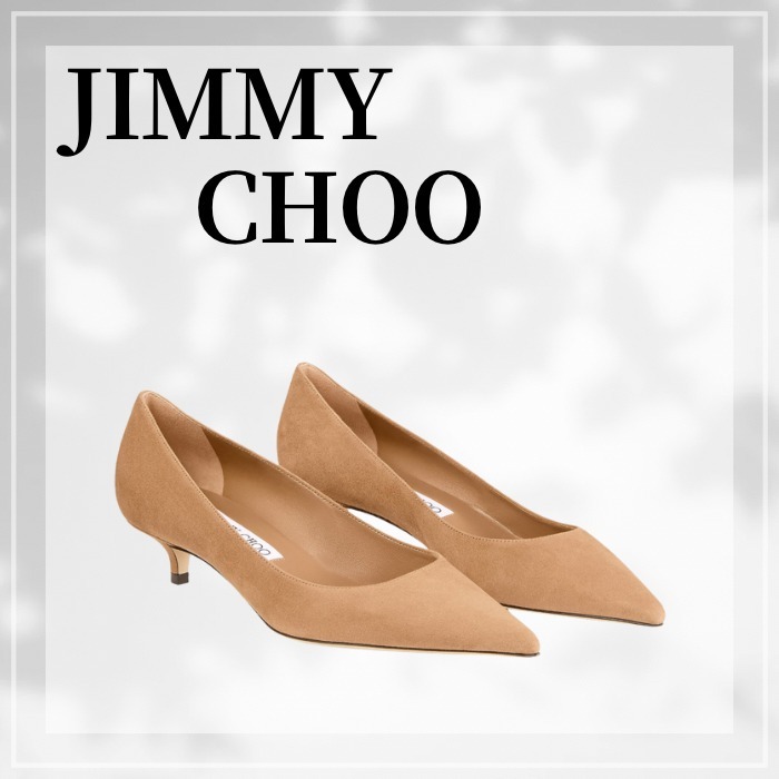 JIMMY CHOO☆ アメリア トフィー スエード パンプス