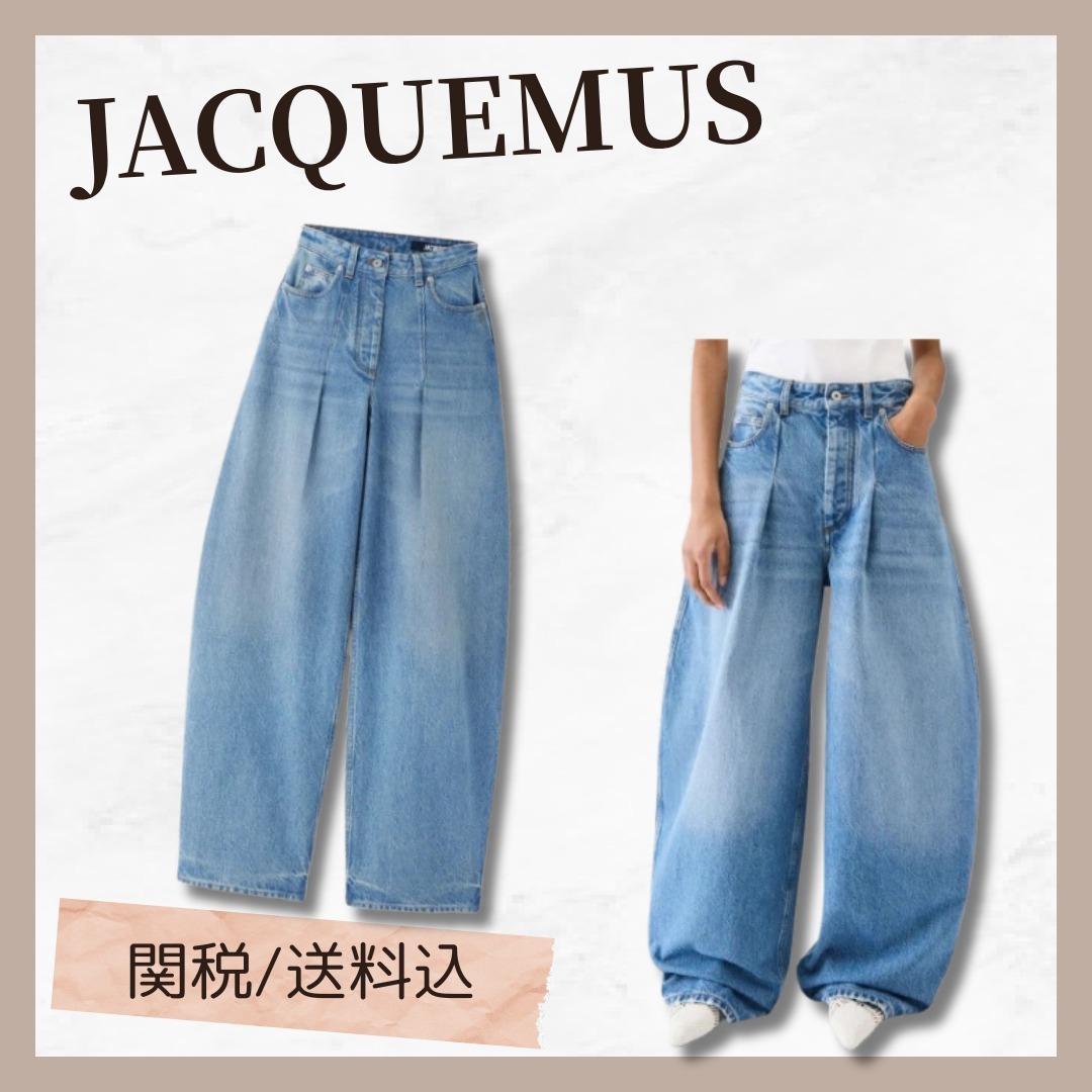 JACQUEMUS ハイウエストカーブジーンズ