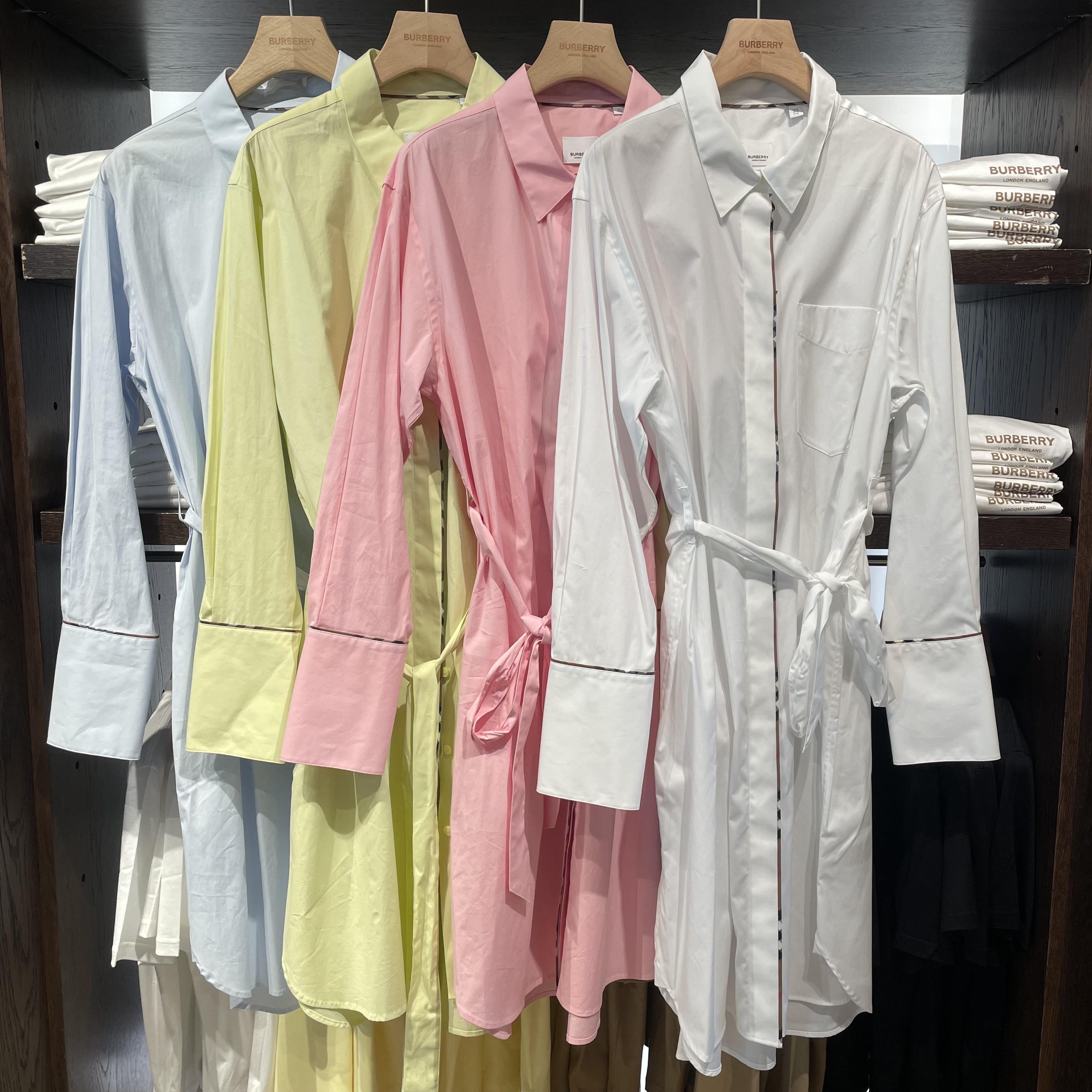 BURBERRY☆DHL発送♪シャツワンピ☆IVERY