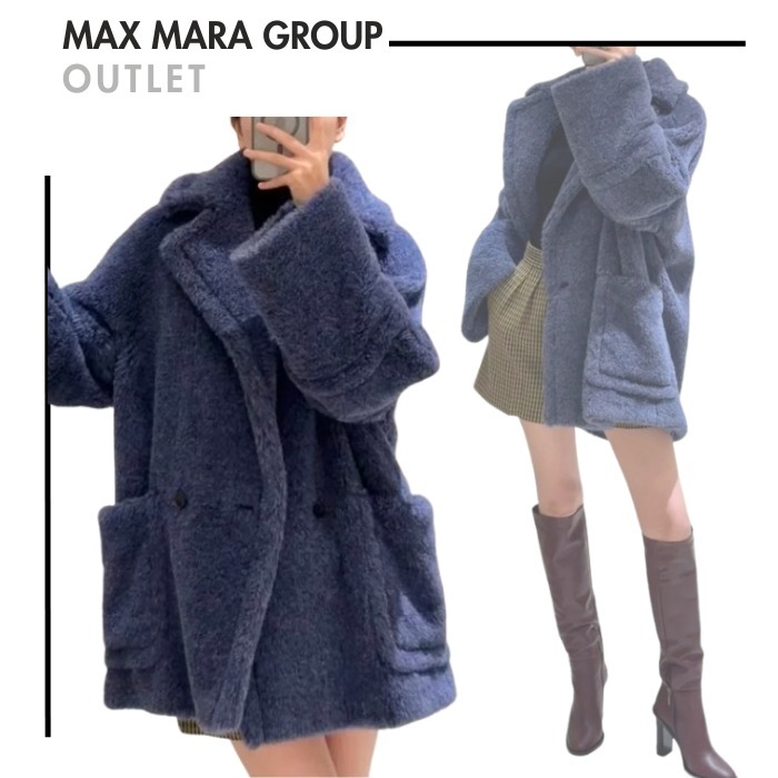 完売間近●MAX MARA アウトレット●テディ オーバーサイズコート