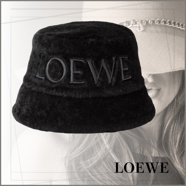 国内発送♪LOEWE☆ロエベ ロゴ刺繍 バケットハット