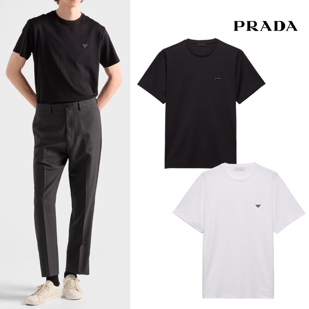 PRADA プラダ コットンTシャツ