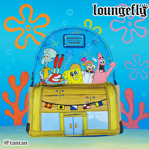ラウンジフライ loungefly スポンジボブ カニカーニ リュック