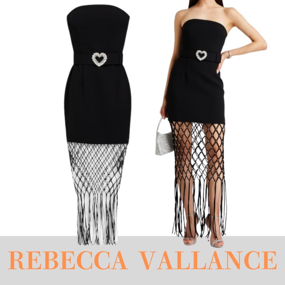 【REBECCA VALLANCE】フリンジ ワンピース REBECCA VALLANCE
