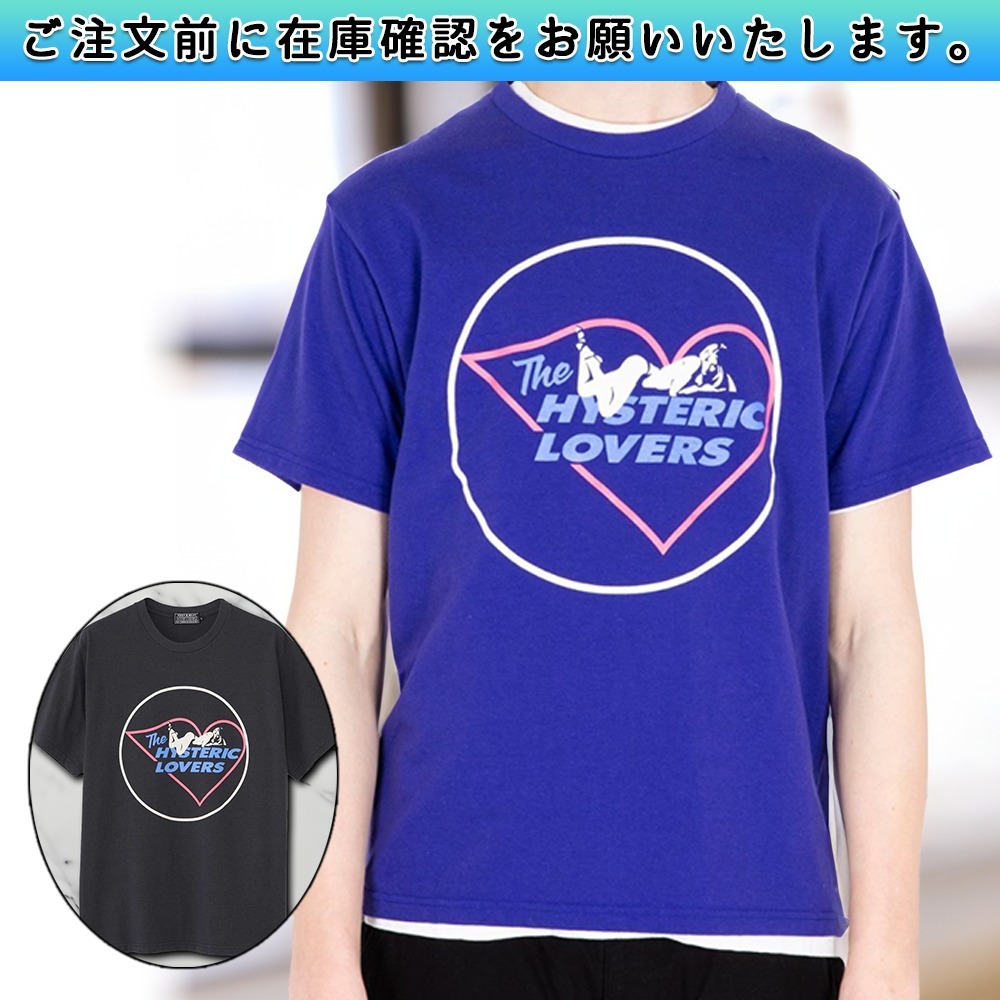 国内配送★HYSTERIC GLAMOUR★HYSTERIC LOVERS Tシャツ