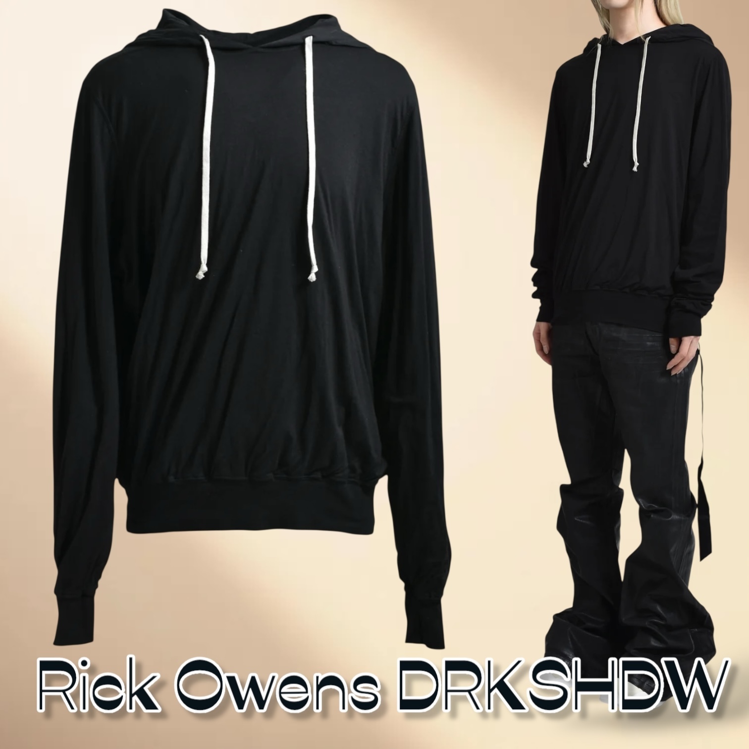 ☆要在庫確認☆【Rick Owens DRKSHDW】オーバーサイズフーディー