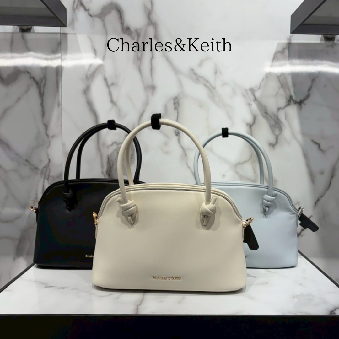 台湾 CHARLES&KEITH Sammie ジッパートートバッグ