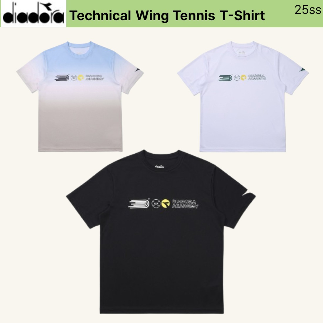 Diadora■Technical Wing Tennis T-Shirt■送料込