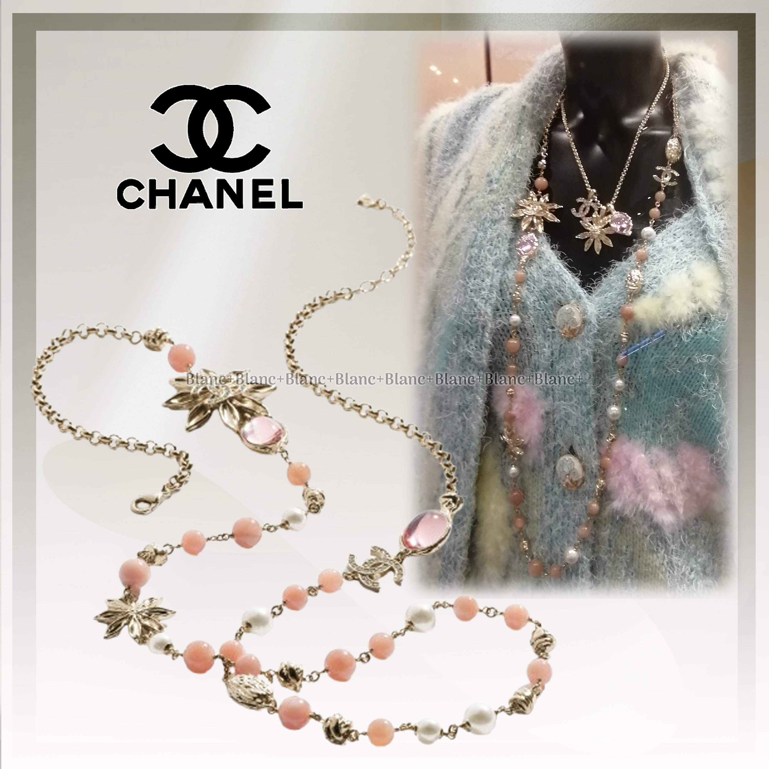 甘さ漂う優美な輝き♡【CHANEL】ネックレス
