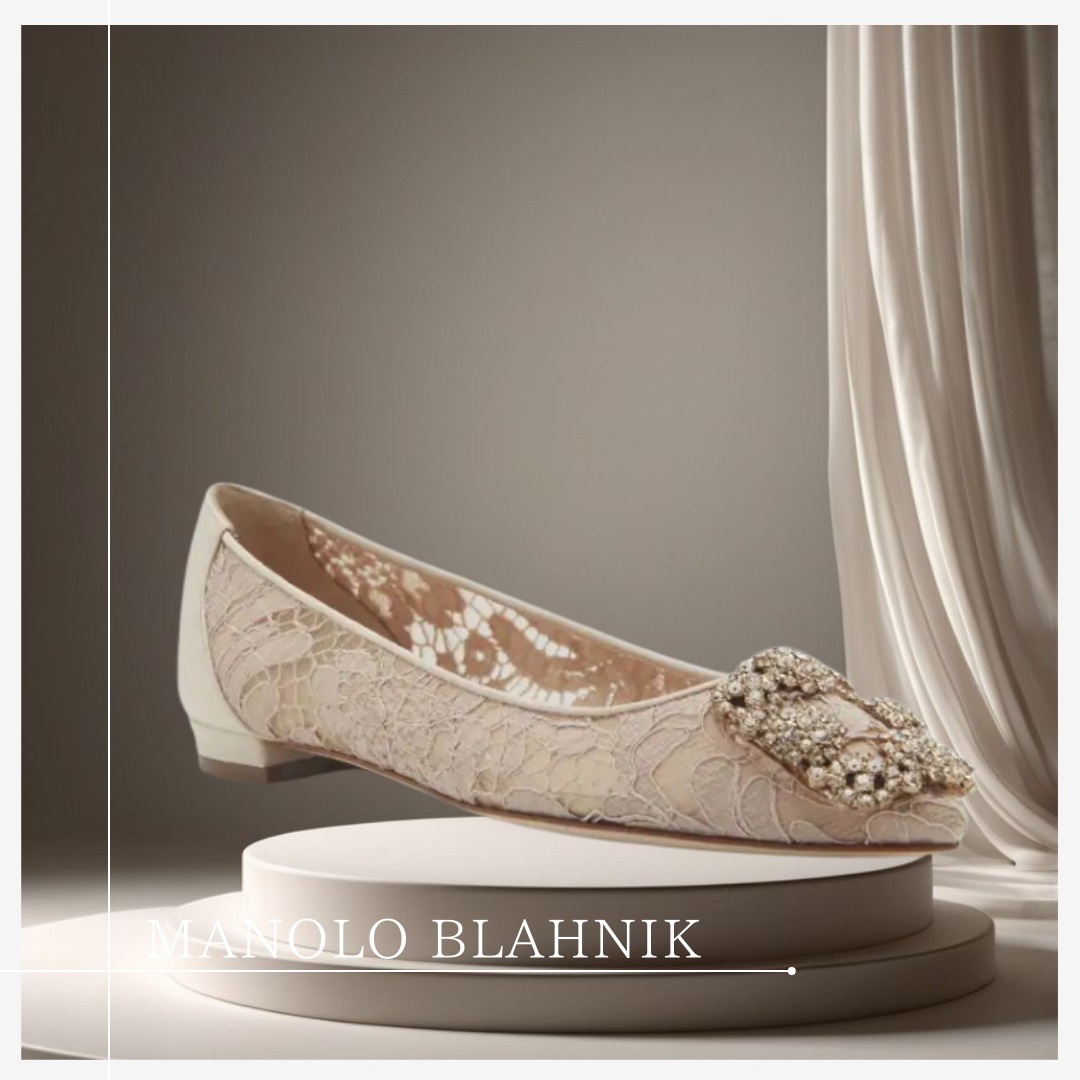 【MANOLO BLAHNIK】HANGISIMUFLAT ハンギシフラットレース 人気