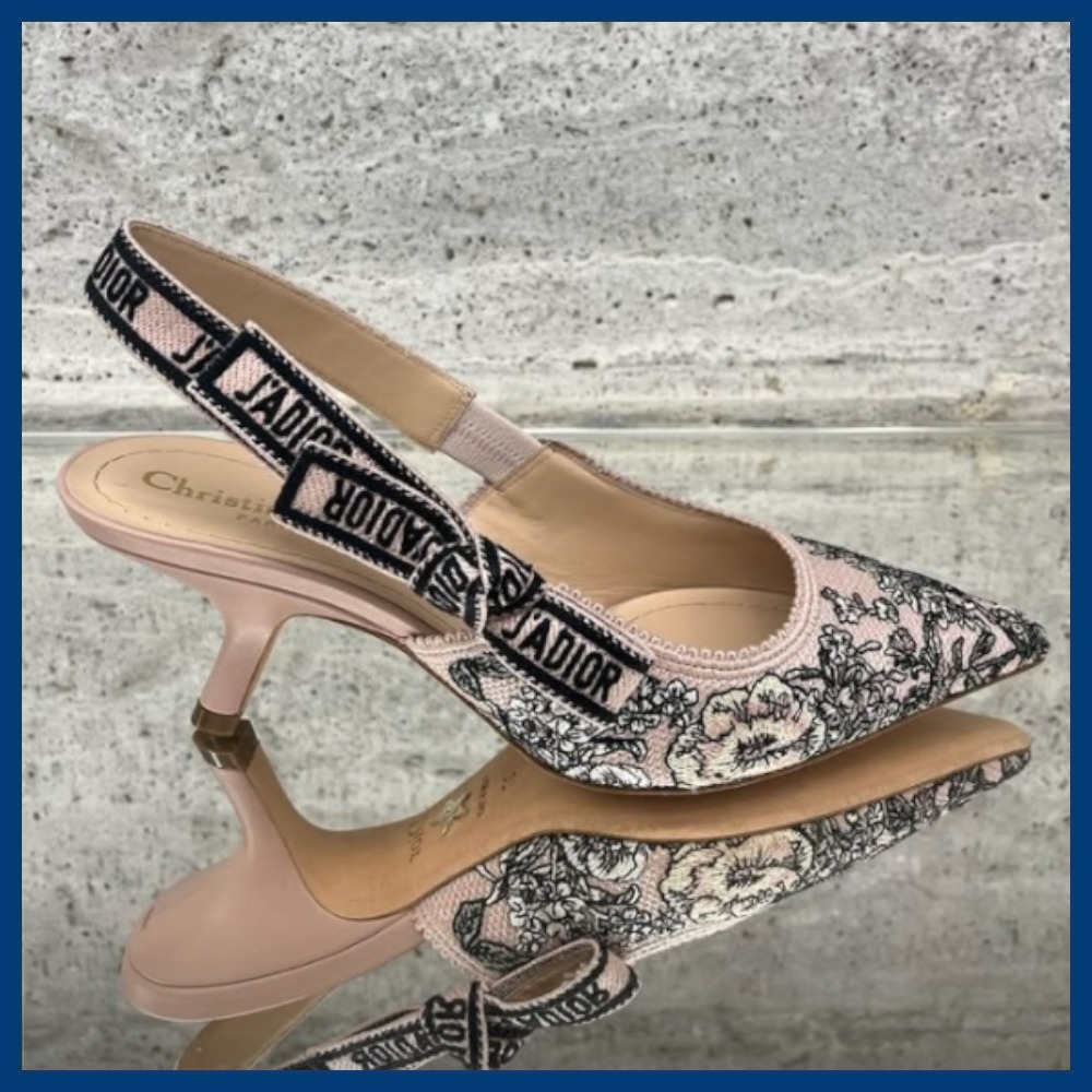 【美脚で足長♪】DIOR J'Adior スリングバックパンプス