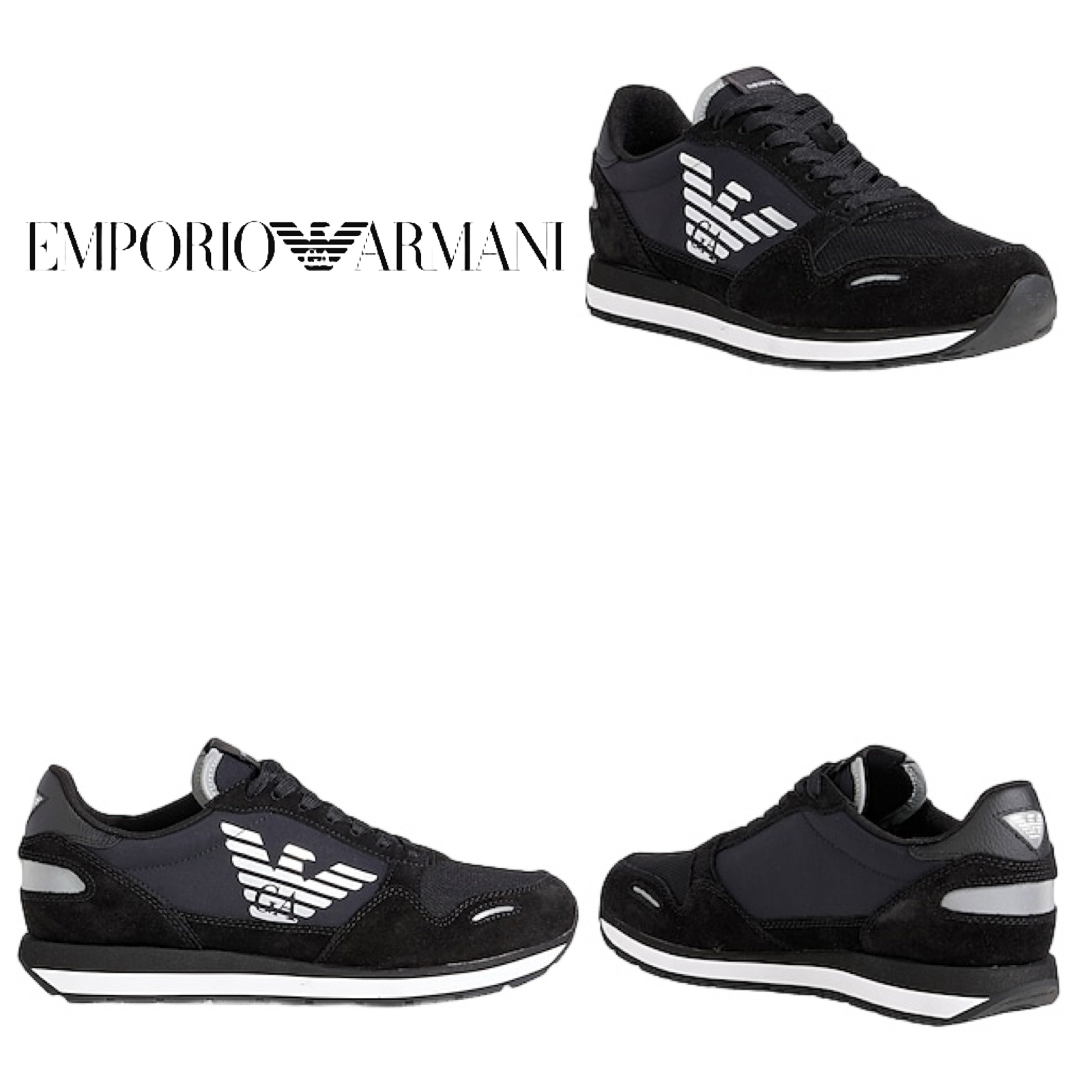 EMPORIO ARMANI レディーススニーカー ブラック