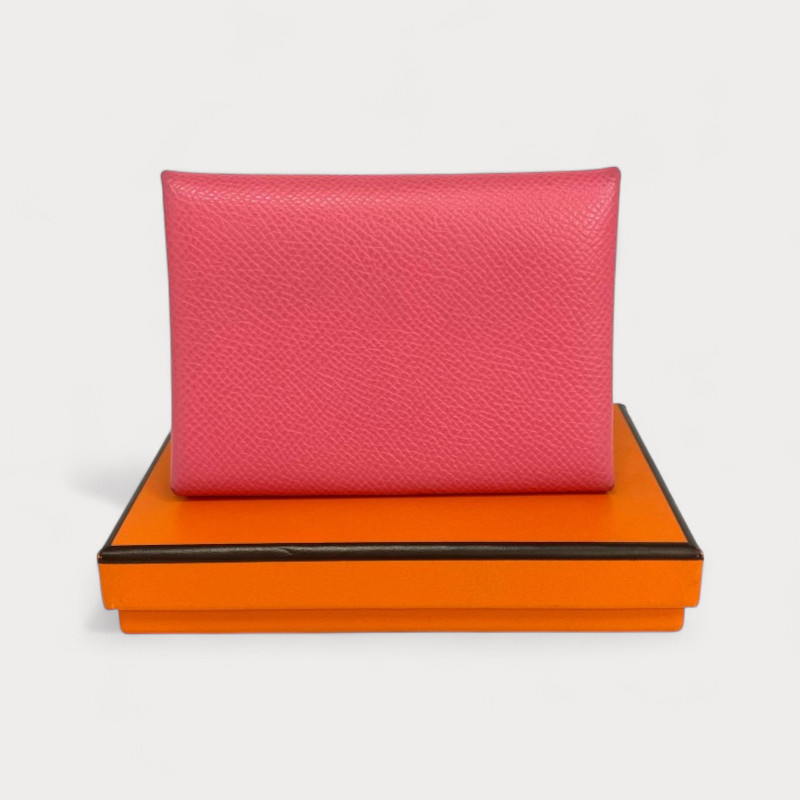 HERMES Calvi(カルヴィ) カーフスキン カードケース【ランクAB】