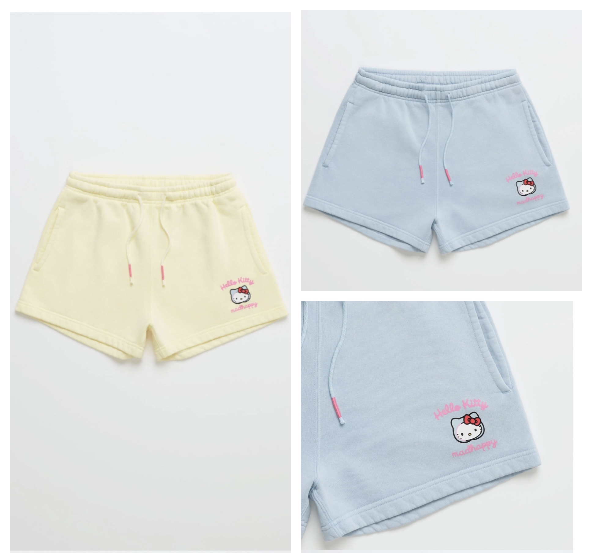 送関税無料◆Madhappy × キティちゃん コラボ フリースショーツ