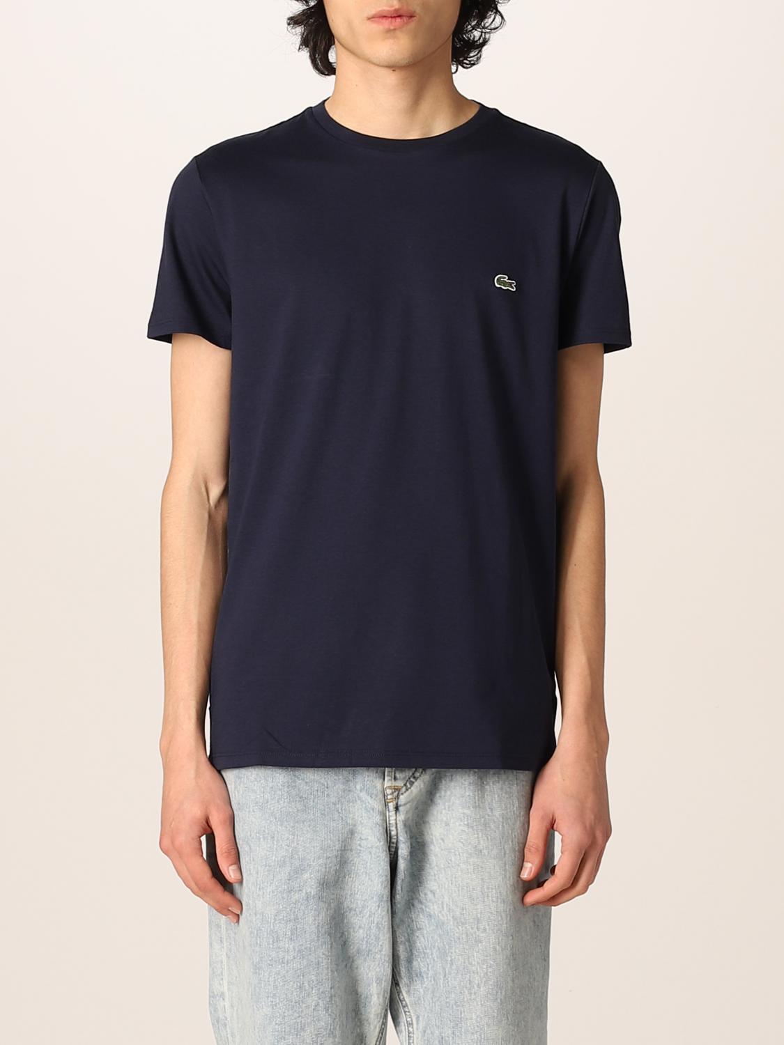 Tシャツ・カットソー LACOSTE Men T-shirt Blue TH6709 166