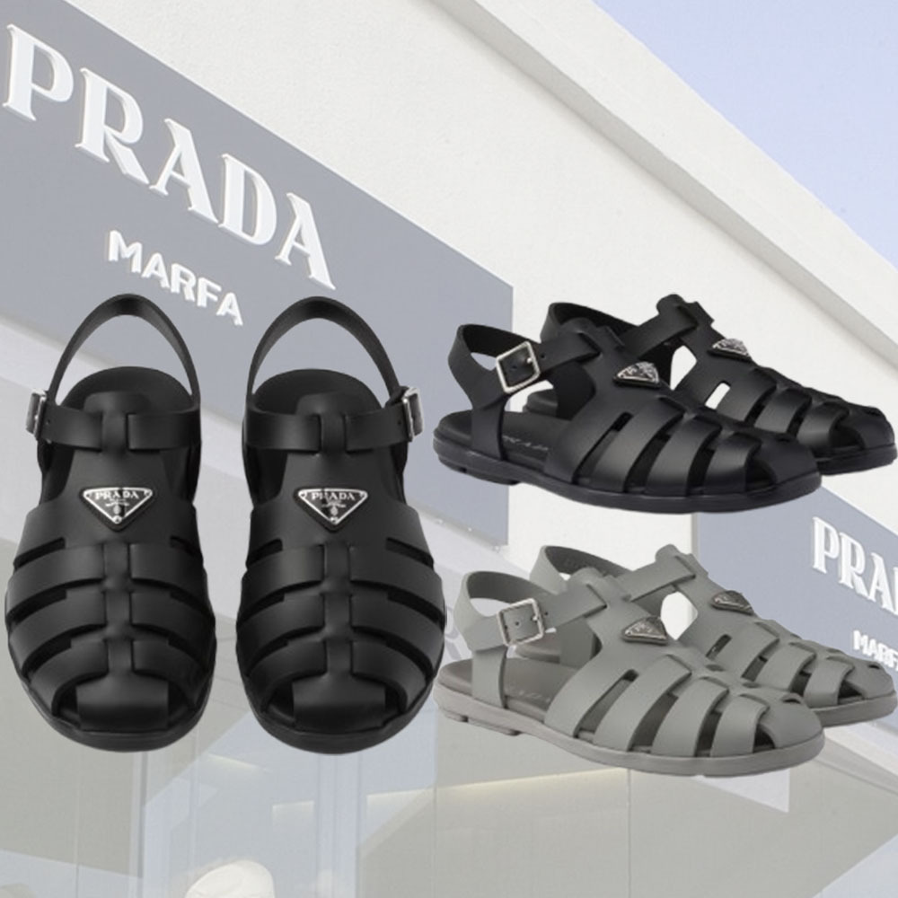 【PRADA】ゴム製の漁師用サンダル