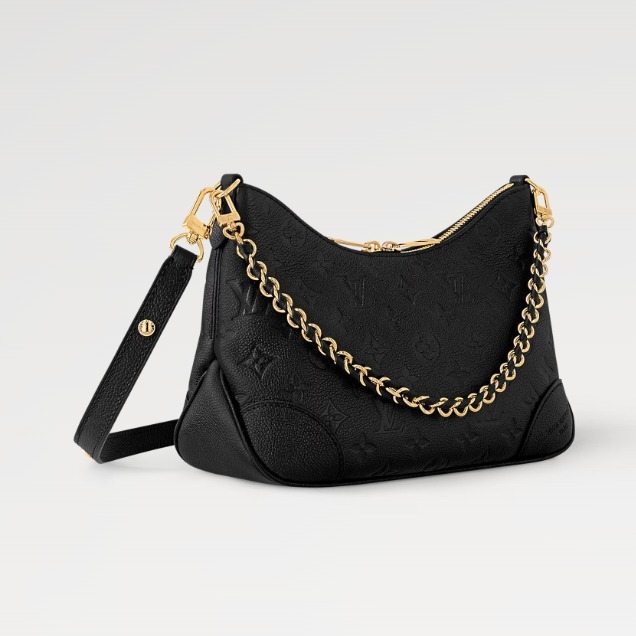 Louis Vuitton バッグ《ブーローニュ PM》ブラック レザー 直営