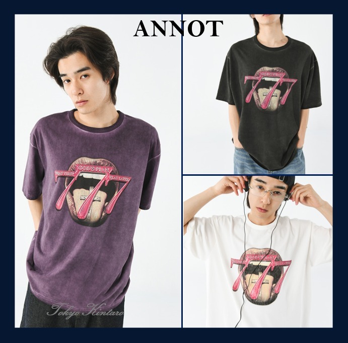 [ANNOT] 777 Washed T-Shirt ★大人気★