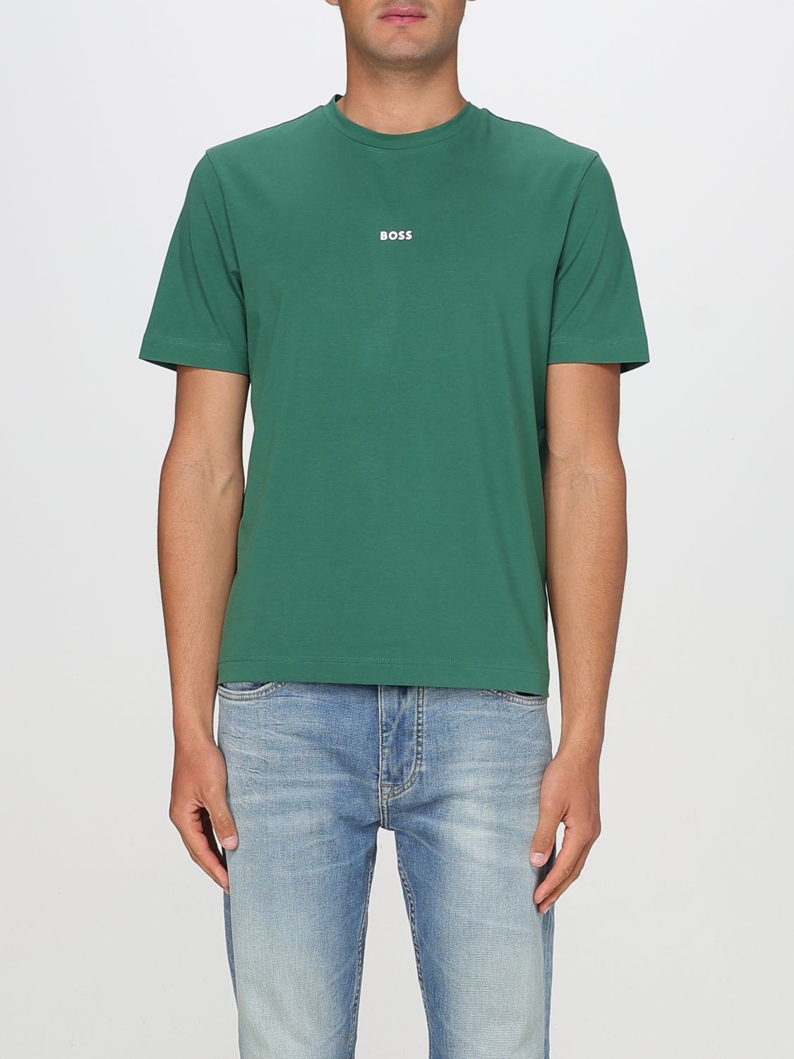 Tシャツ・カットソー BOSS Men T-shirt Green 50473278 343