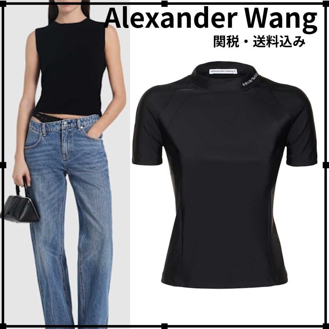 関税*送料込★Alexander Wang★Rashguard モックネックトップ