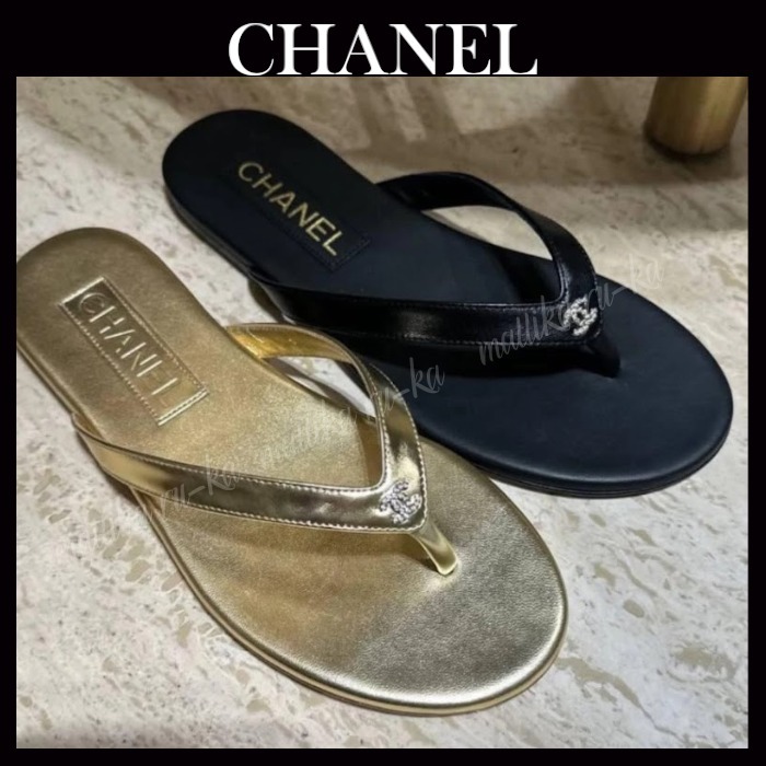 シンプルな魅力♡【CHANEL】 シャネル ビーチサンダル