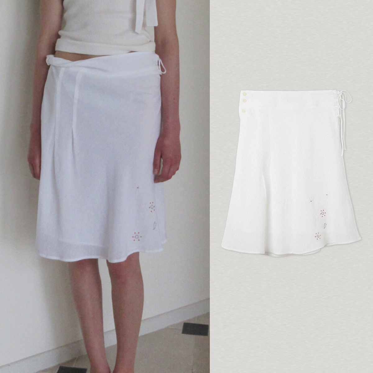 スカート Smooth Mood Arabella Embroidery Skirt KK5B0060
