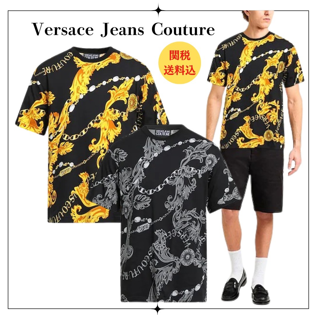 エレガンス♪【VERSACE JEANS】シグネチャープリントTシャツ