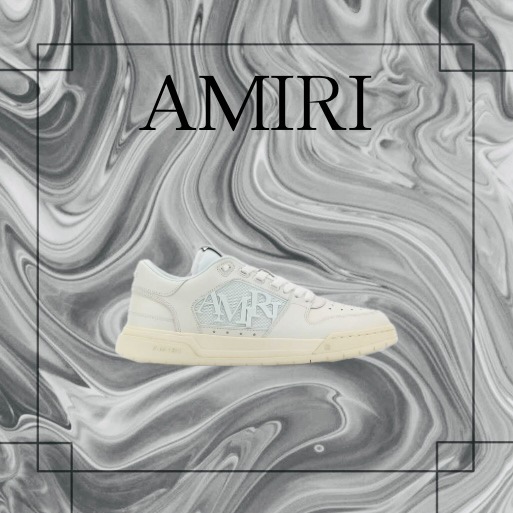 ☆要在庫確認☆ AMIRI White leather Classic Low sneakers