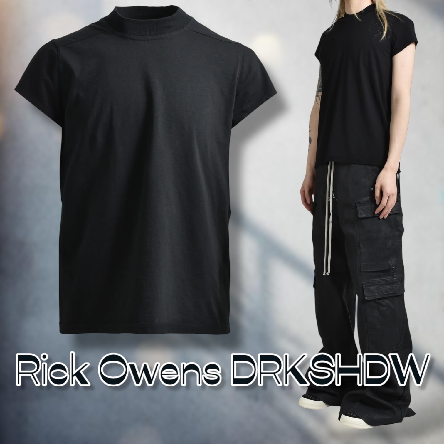 ☆要在庫確認☆【Rick Owens DRKSHDW】スモール LEVEL Tシャツ