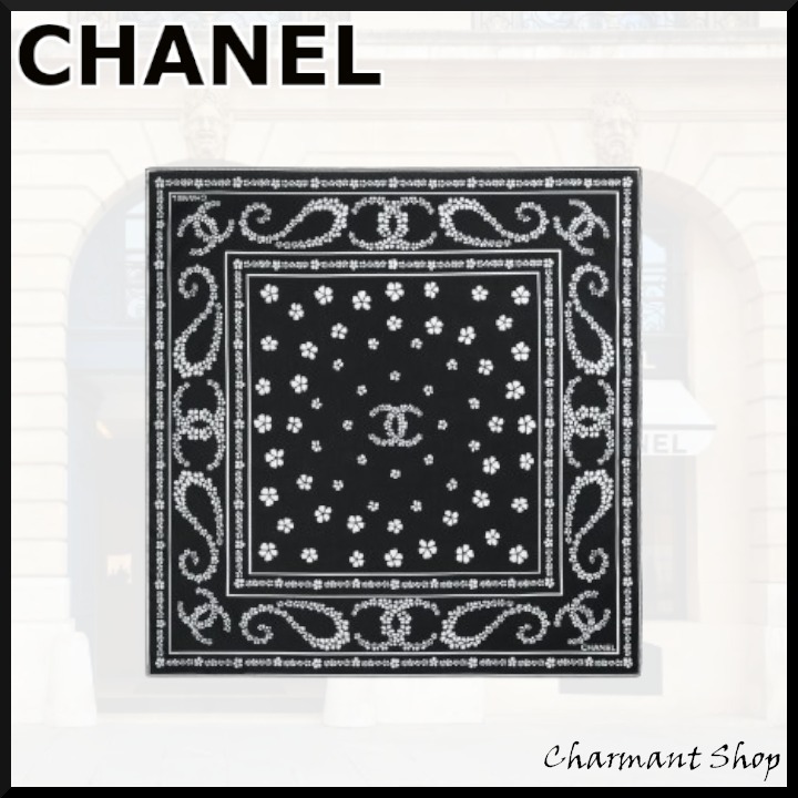 【CHANEL】☆花びらが舞い散る☆ バンダナ