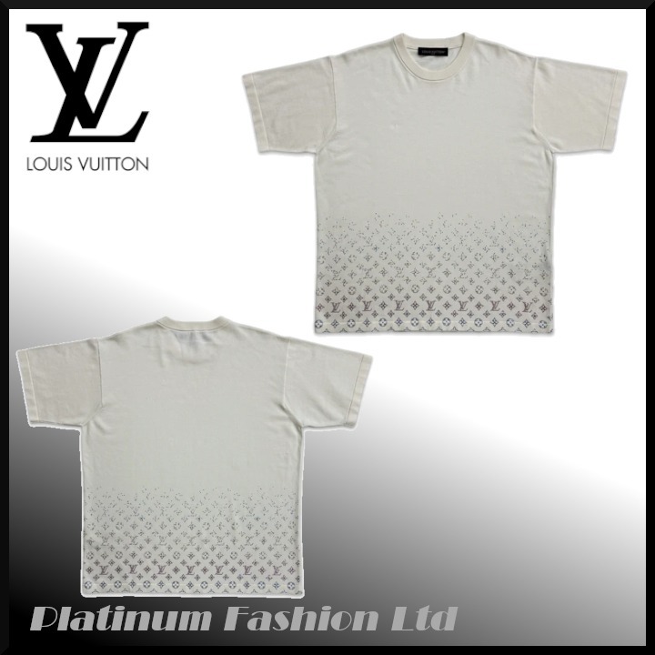 【LOUIS VUITTON】MONOGRAM EMBELLISHED GRADIENT TEE