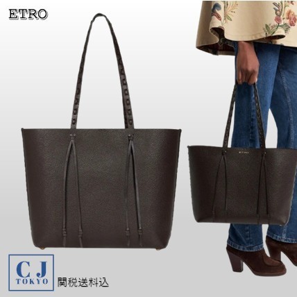 【ETRO】関税送料込 エッセンシャル ショッピング トートバッグ