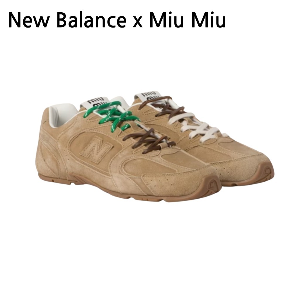 ★New Balance x Miu Miu★ 530 Suede Mesh Sneakers