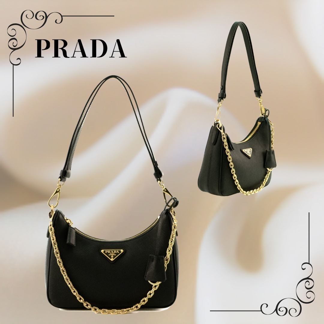 【PRADA】関税込☆リエディション サフィアーノ ミニバッグ