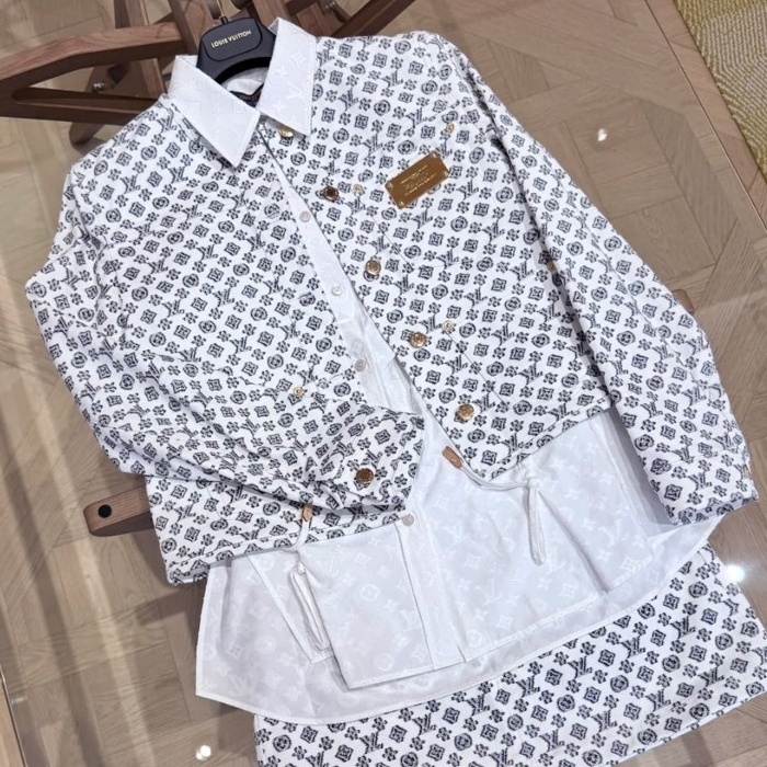 《シックにキメる》LV コットンギャバジン ジャケット